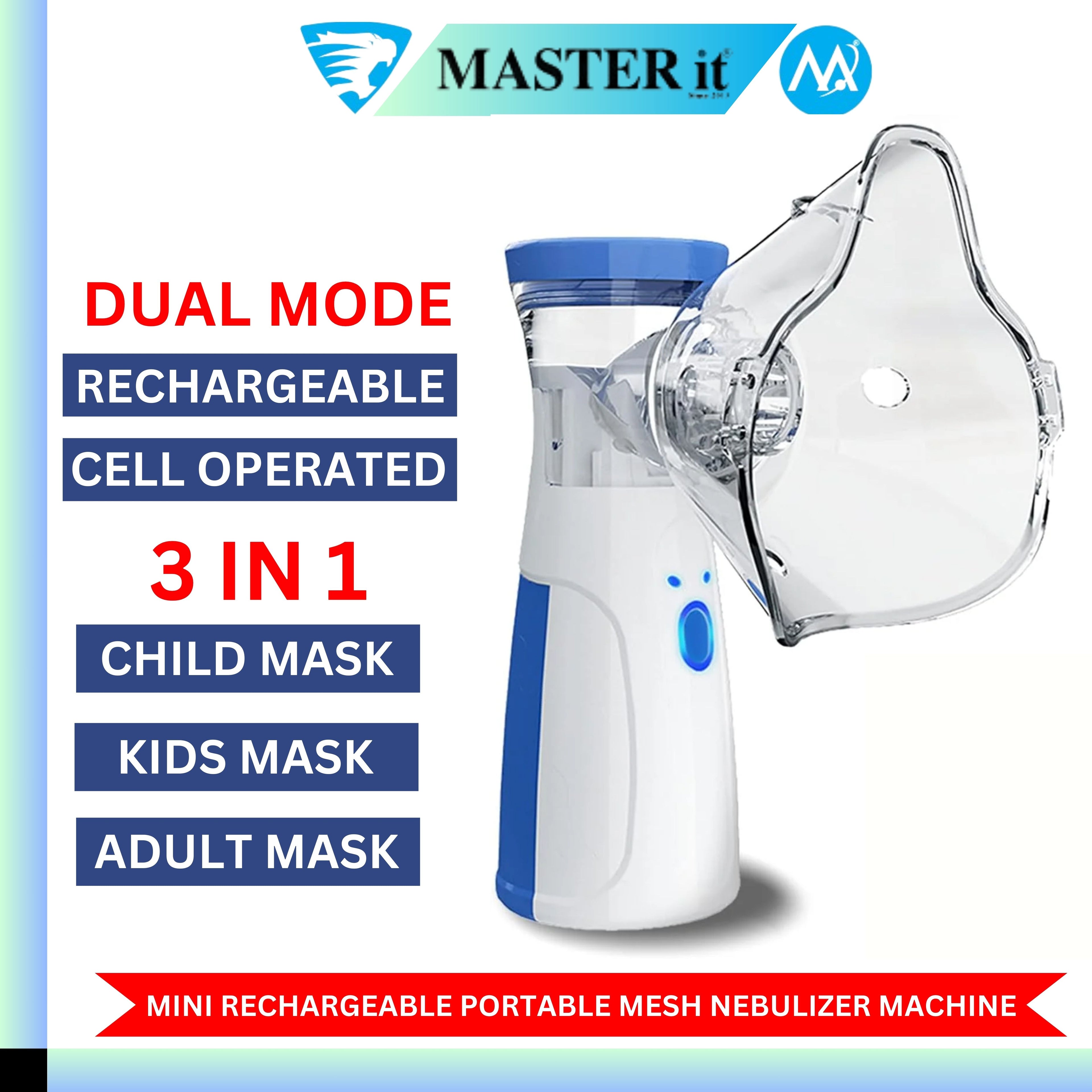 Kids Nebulizer Machine (DUAL MODE )3 in 1