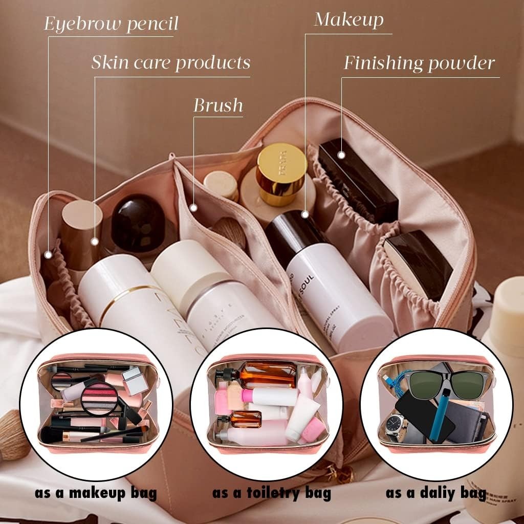 Makeup Storage  Cosmetic Bag  with Zipper