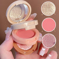 Blusher & Highlighter Kit – 3-in-1 Palette | Professional Makeup for Eyes & Cheeks