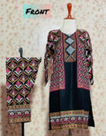 Samar's Fashion Summer Trendy Multicolor Printed 2pc Dress for Women & Girls